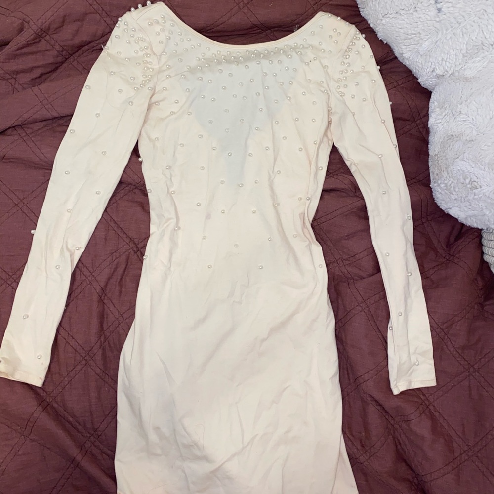 Pearl Embroidered Dress
